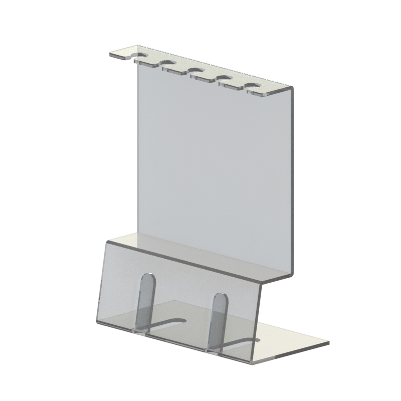 Демонстрационная подставка для столовых приборов с ценником