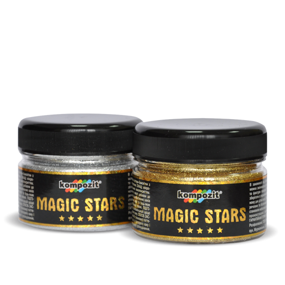 Глиттеры Kompozit MAGIC STARS Золото
