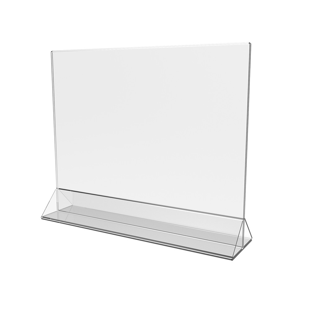 Менюхолдер EKOSTAR с треугольной подставкой А6 горизонтальный