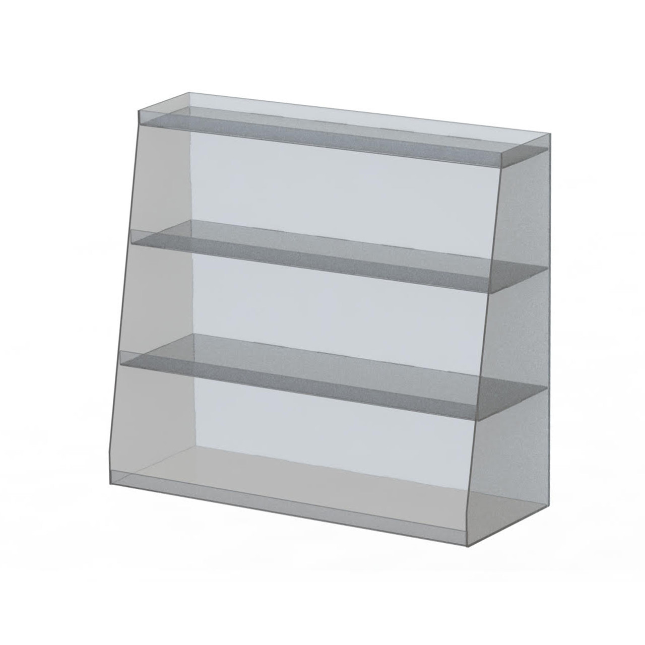 Подставка под товар витрина четырех ярусная 550х170х470