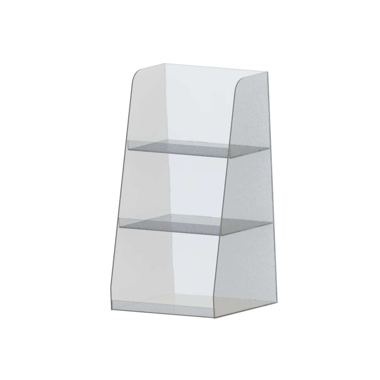 Подставка под товар витрина трехярусная 250х200х450