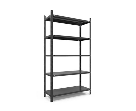 Стелаж Атлант КС 2000х1200х500 Меткас, 150 кг/полиця, 5 полиць, металеві полиці, фарбований