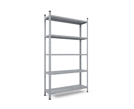 Стелаж Атлант ОС 2000х900х300 Меткас, 150 кг / полку, 5 полиць, металеві полиці, оцинкований, в підвал склад архів