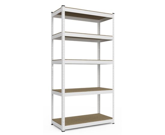 Стелаж Бюджет КД 1800х900х300 Меткас, 175 кг / полку, 5 полки, ДСП, фарбований, металевий