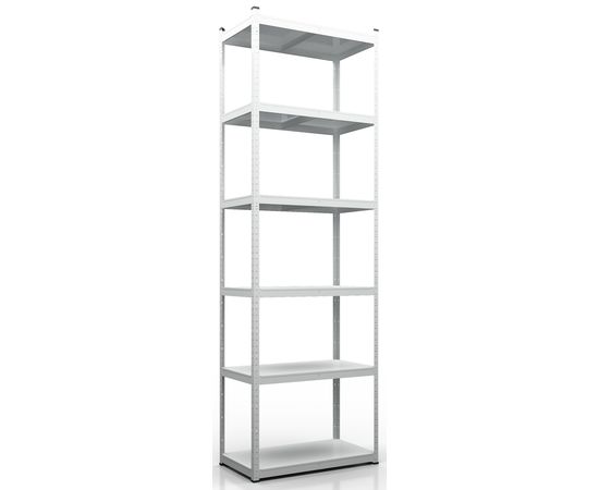 Стелаж Стандарт ОС 2800х900х600 Меткас, 220 кг / полку, 6 полиць, металеві полки, оцинкований, в підвал