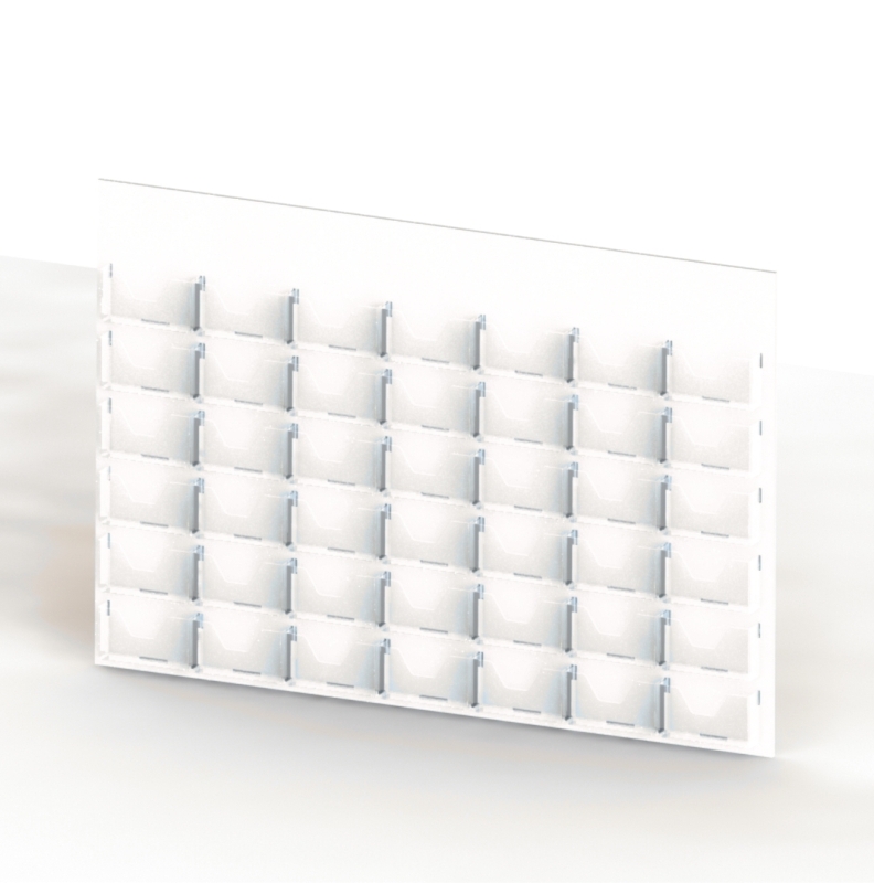 Стенд с карманами под визитки